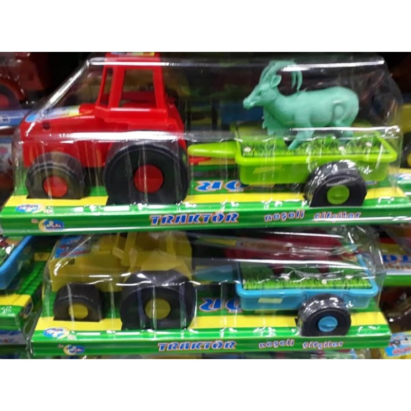 Toptan Hayvanlı Traktor Oyuncak