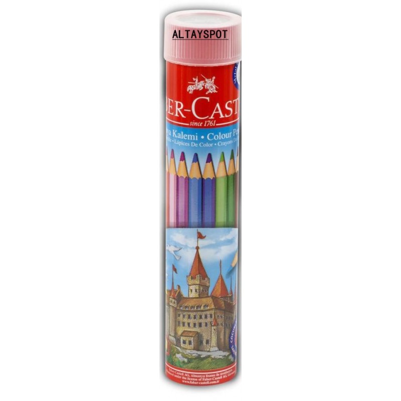 Toptan Faber Castell 12 Li Tüp Kuru Boya