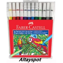 Toptan Faber Castell 12 Li Keçeli Kalem