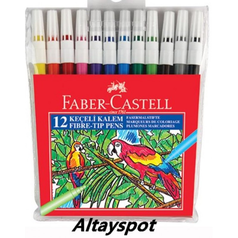 Toptan Faber Castell 12 Li Keçeli Kalem