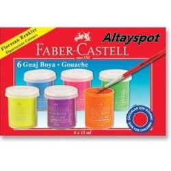 Toptan Faber Castell 6 Lı Guaj Boya 