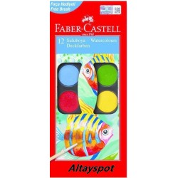 Toptan Faber Castell Sulu Boya 12 Li Büyük