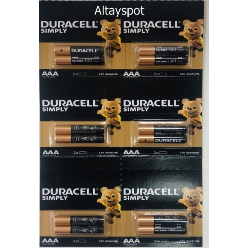 Toptan Duracell İnce Pil