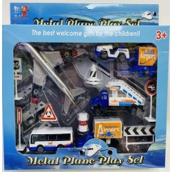 Toptan Oyuncak Havaalanı Set Metal