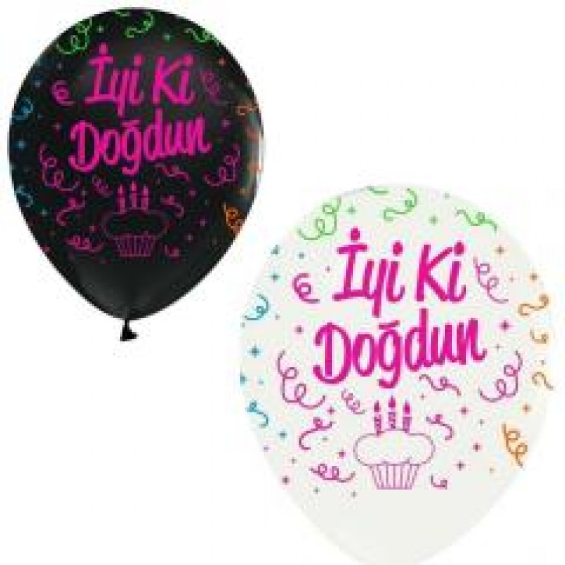 Toptan Çepeçevre İyiki Doğdun Balon