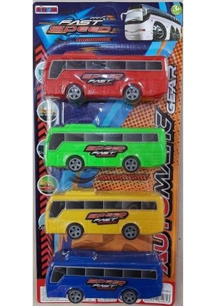 Toptan Oyuncak Otobüs 4 LÜ