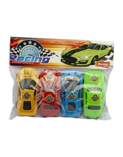 Toptan Yarış Arabası 4 Lü Oyuncak
