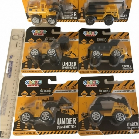 Toptan İş Makineleri Oyuncak Asorti Model