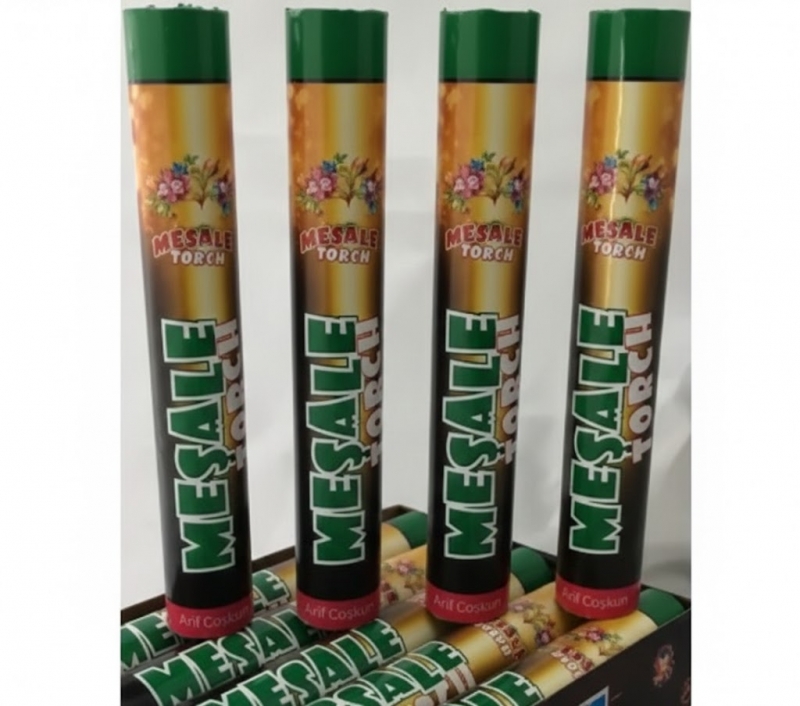 Toptan Maç Meşalesi Yeşil Rengi