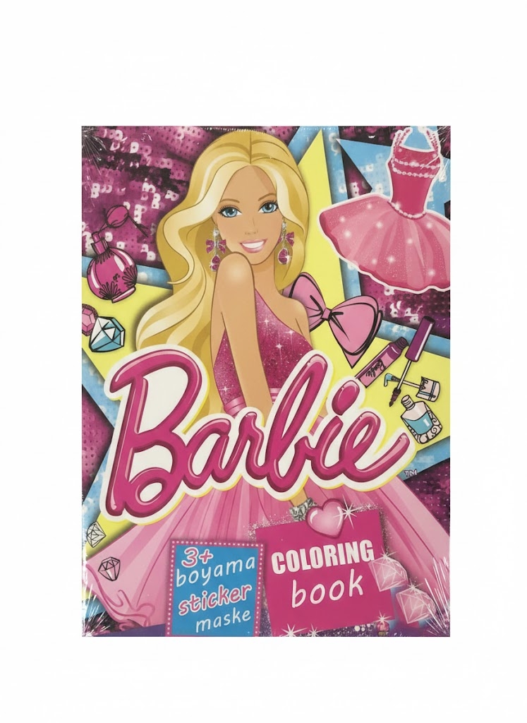 Toptan Barbie Boyama, Sticker ve Maske Aktivite Kitabı