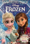 Frozen Boyama Kitabı Sticker  Maske Eğlencesi