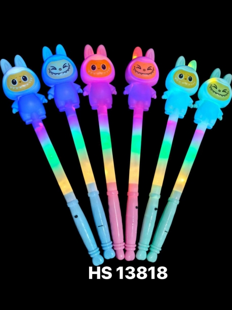 Toptan Işıklı Çubuk Labubu Oyuncak