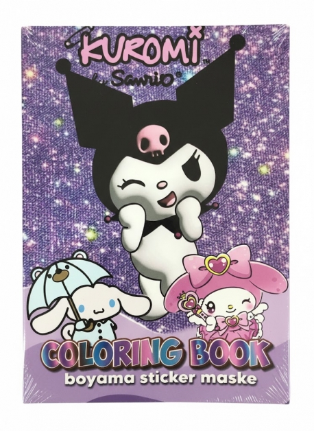 Toptan Kuromi & Sanrio Friends Boyama, Sticker ve Maske Kitabı