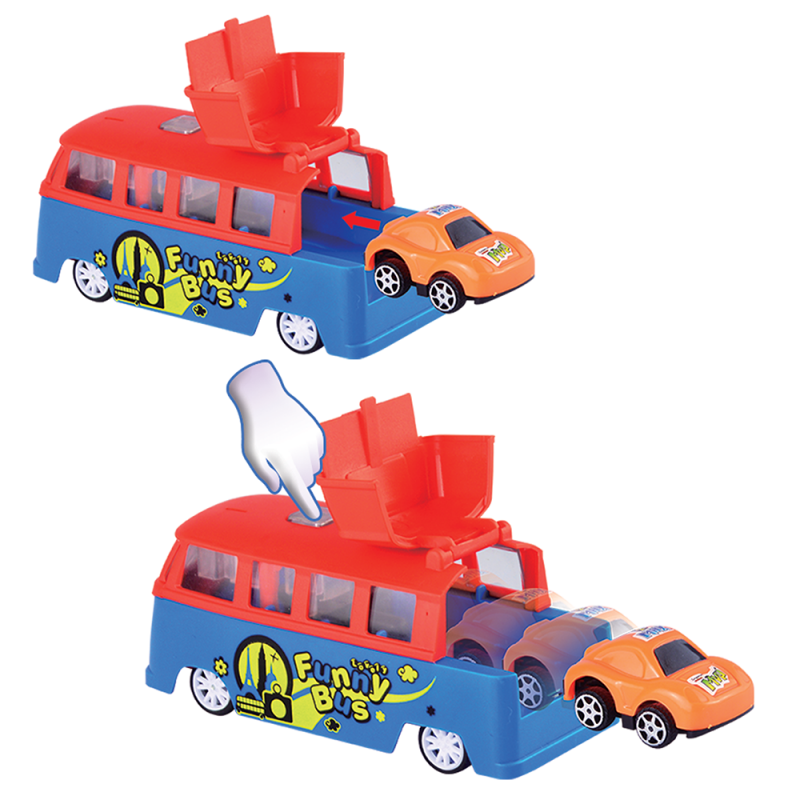 Toptan Funny Bus Fırlatıcı Otobüs Oyuncak Seti