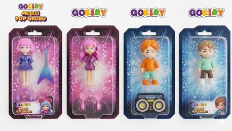 Neşeli Pop Grubu Bebekleri - Aksesuarlı Koleksiyon Serisi