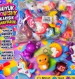 Toptan Büyük Boy Squishy Anahtarlık Paketi - 24'lü Karışık Hayvan ve Unicorn Figürlü Stres Oyuncağı