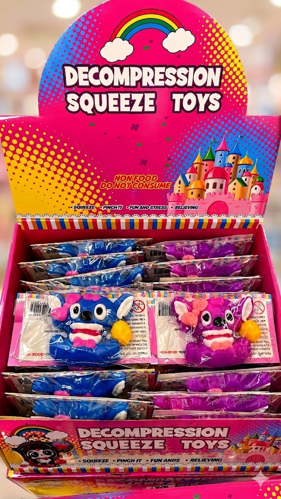 Toptan Stitch Tasarımlı Sıkıştırılabilir Stres Oyuncağı - Sevimli Karakter Decompression Squeeze Toy Pati