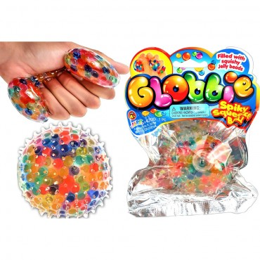 Toptan Globbie Dikenli Stres Topu - Renkli Jel Boncuklu Squishy Sıkıştırılabilir Duyusal Oyuncak