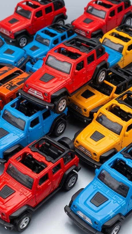 Toptan 4x4 Off-Road Macera Oyuncak Arazi Araçları Serisi Metal Çek bırak