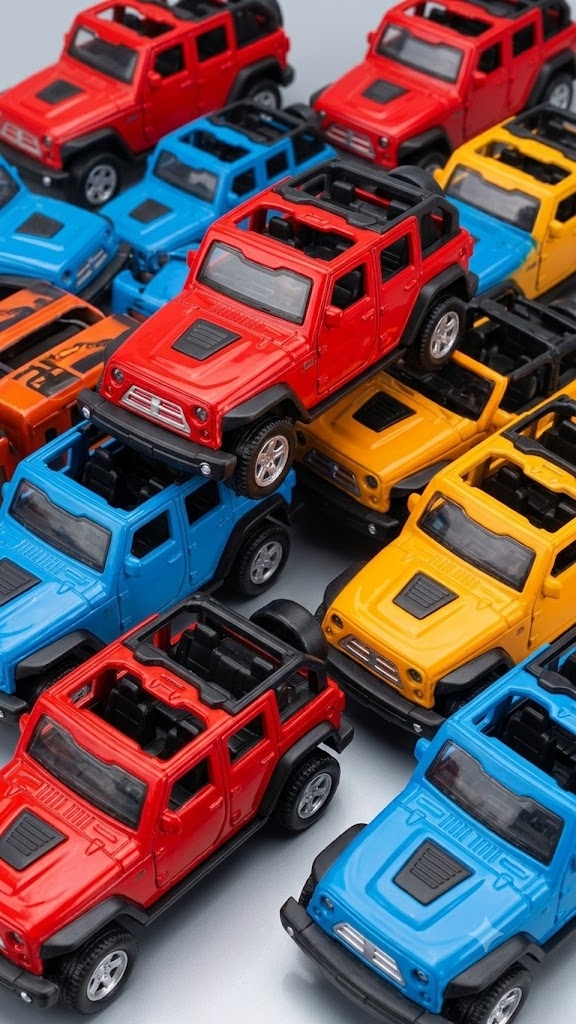 Toptan 4x4 Off-Road Macera Oyuncak Arazi Araçları Serisi Metal Çek bırak