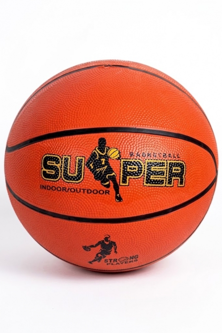 Toptan Turuncu Kauçuk Basketbol Topu - Indoor / Outdoor No: 7 (Süper Desenli Dayanıklı)